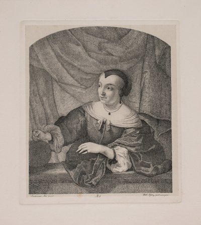 Porträtt av Ferdinand Bols fru av Vilhelm Kyhn