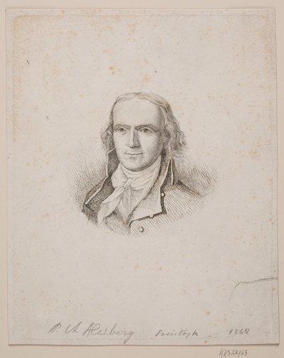 Porträtt av P. A. Heiberg av Vilhelm Kyhn