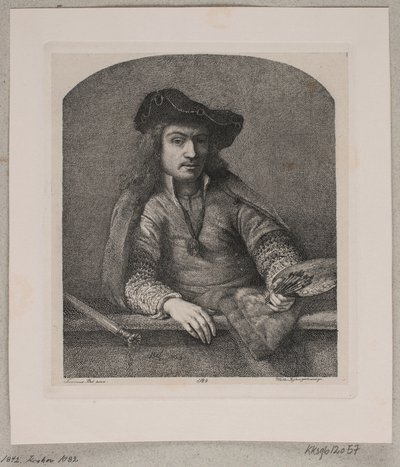 Självporträtt av Ferdinand Bol av Vilhelm Kyhn