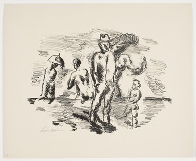 Blad från "Klingens Kunstnermappe nr 2" av Vilhelm Lundstrøm