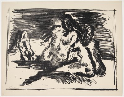 Blad från "Klingens Kunstnermappe nr 2" av Vilhelm Lundstrøm