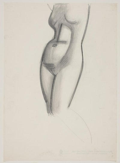 Kvinnlig modell, torso av Vilhelm Lundstrøm