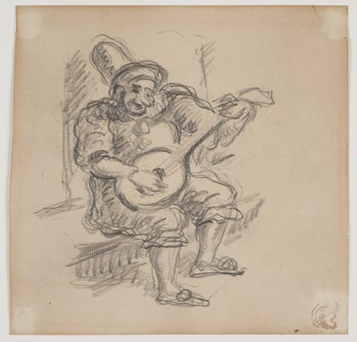Luta spelar clown av Vilhelm Lundstrøm