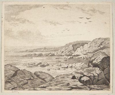 Kustdelen från Bornholm av Ville Bang