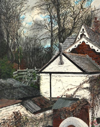 En Haunted Hill Mold Wales av Vincent Alexander Booth
