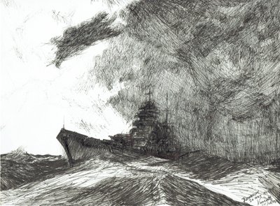 Bismarck out of storm, 2002 av Vincent Alexander Booth