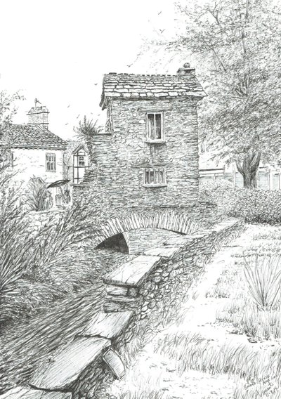 Bridge House Ambleside, 2019 av Vincent Alexander Booth