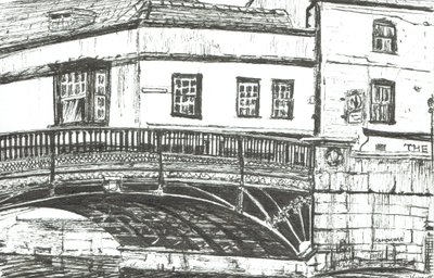 Cambridge, 2008, (Bläck på papper) av Vincent Alexander Booth
