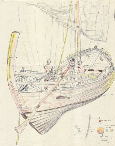 Grekiskt skepp; 1998 av Vincent Alexander Booth
