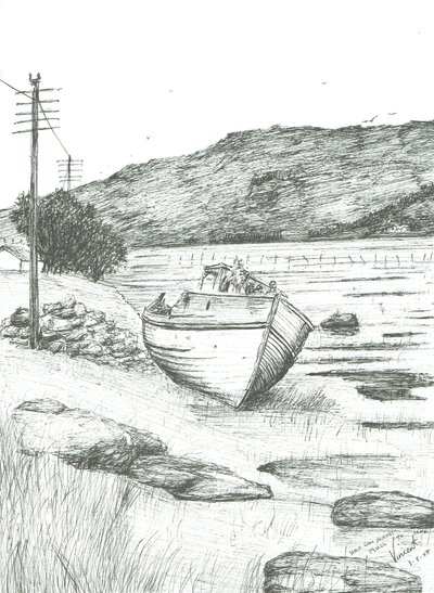 Halvvägs över Isle of Mull, 2007 av Vincent Alexander Booth