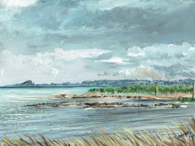 Iona Scotland, 2007, (akryl på dukskiva) av Vincent Alexander Booth