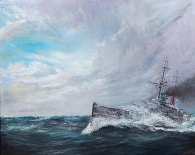 Iron Dogs Sister - SMS Lutzow 1916, 2016, av Vincent Alexander Booth