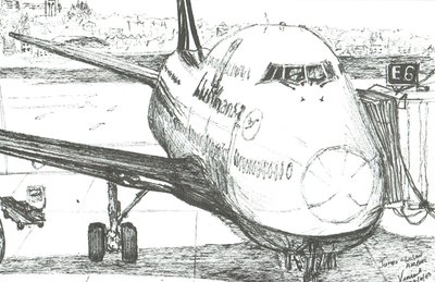 Jumbo Jet på Logan Airport, 2003 av Vincent Alexander Booth