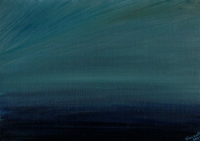 Ocean Twilight, 2017, (olja på dukskiva) av Vincent Alexander Booth