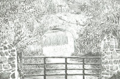 Vägen under valvet Isle of Wight, 2012 av Vincent Alexander Booth