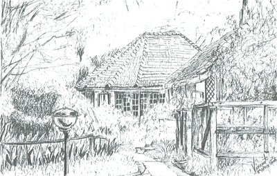 Rummen på hotellet, Lake Naivasha, 2006 av Vincent Alexander Booth