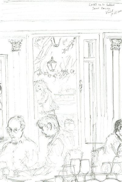 St Emilion Restaurant, 2015 av Vincent Alexander Booth