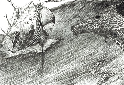 Storm Creators Atlantic, 2012, (Bläck på papper) av Vincent Alexander Booth