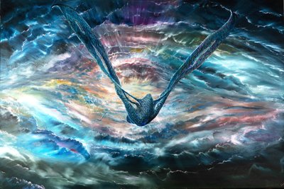 Storm Creators planet SATURN (2), 2021 av Vincent Alexander Booth