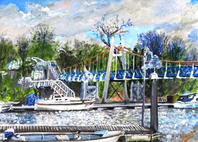 Teddington Lock, 2001 av Vincent Alexander Booth
