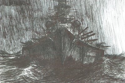 Tirpitz i hårt väder 1942, 2004 av Vincent Alexander Booth