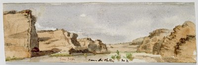 San Juan canyon Dec Fair Use nr. 2 (canyon Dec Fair Use, Arizona), 1869-1871 (akvarell) av Vincent Colyer