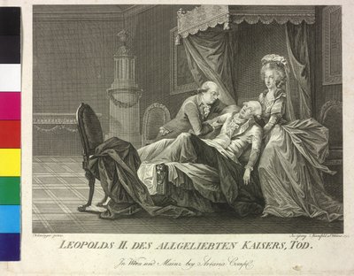 Kejsar Leopold II:s död av Vincent George Kininger