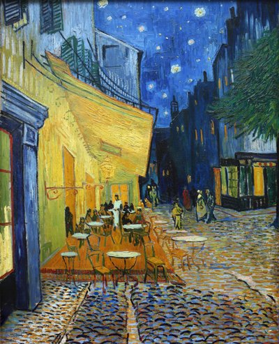 Caféterrass på natten Caféterrass på natten, 1888. av Vincent van Gogh