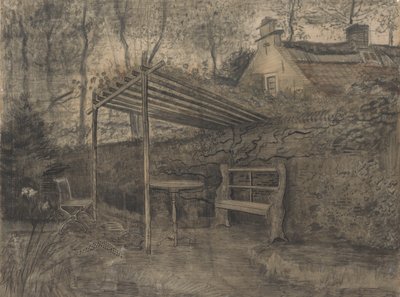 Hörn av en trädgård. av Vincent van Gogh