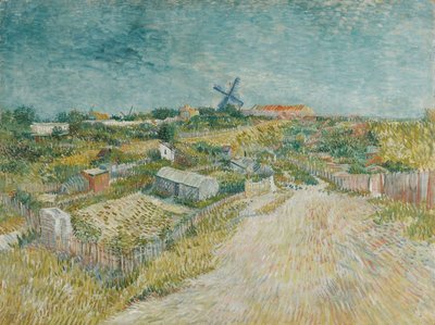 Vegetable Gardens i Montmartre, 1887. av Vincent van Gogh