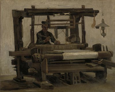 Väver vid vävstolen, 1884. av Vincent van Gogh