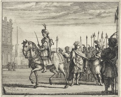 Tjänare till häst och kung till fots av Vincent Laurensz. van der Vinne (II)