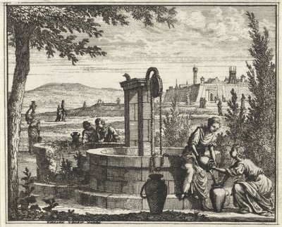 Kvinnor vid en brunn av Vincent Laurensz. van der Vinne (II)