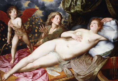Danae, av Vincent Sellaer