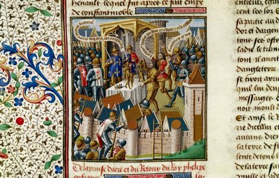 Capture of Acre, c1191, 1400-talet av Vincent of Beauvais
