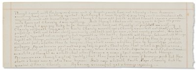 Autografiskt manuskript, transkriptioner av bibliska texter på engelska av Vincent van Gogh