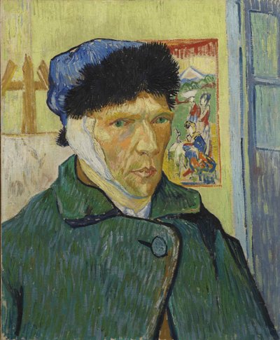 Självporträtt med bandagerat öra, 1889. av Vincent van Gogh
