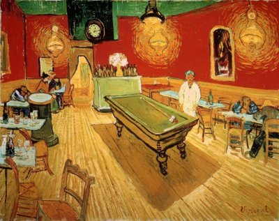 Nattcaféet på Place Lamartine i Arles av Vincent van Gogh