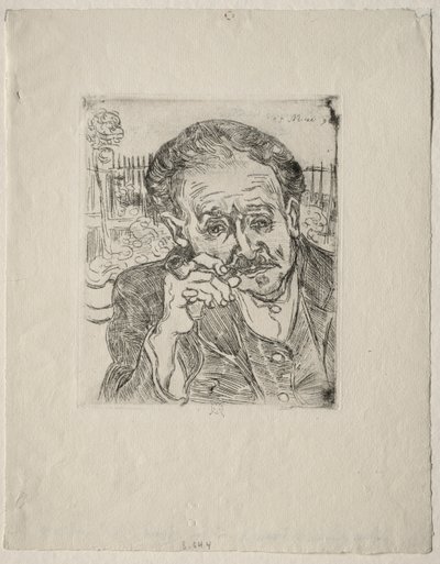 Dr Gachet, 1890. av Vincent van Gogh