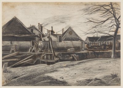 Fabrik i Haag av Vincent van Gogh