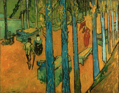 Fallande höstlöv (Les Alyscamps) av Vincent van Gogh