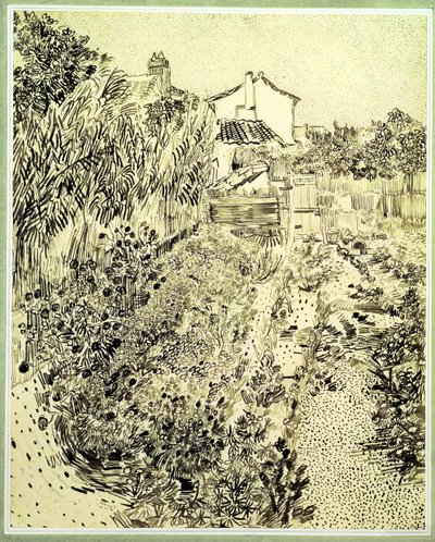Blommornas trädgård, 1888 av Vincent van Gogh