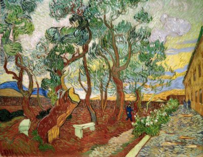 Saint-Paul sjukhusets trädgård av Vincent van Gogh