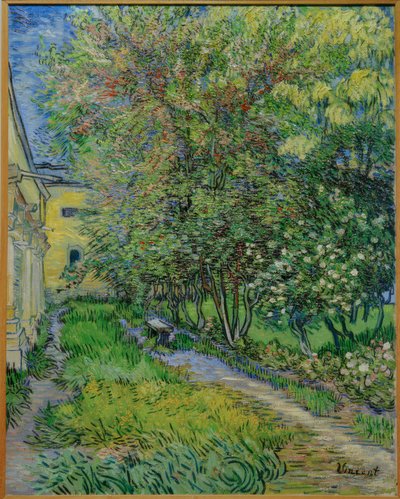 Trädgården vid Saint-Paul-sjukhuset av Vincent van Gogh