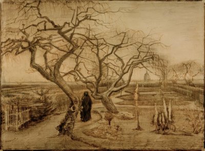 Trädgården på vintern av Vincent van Gogh
