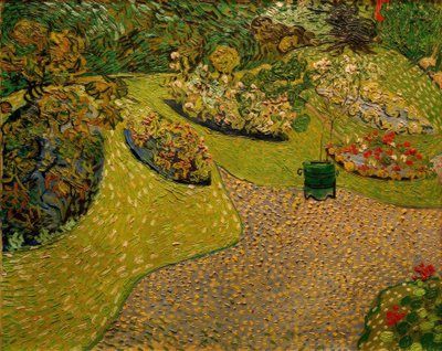 Trädgård i Auvers av Vincent van Gogh