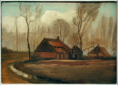 Hembygdsgård efter regnet av Vincent van Gogh