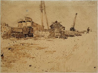 Järnvägsförråd av Vincent van Gogh