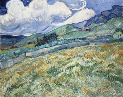 Landskap från Saint-Rémy av Vincent van Gogh