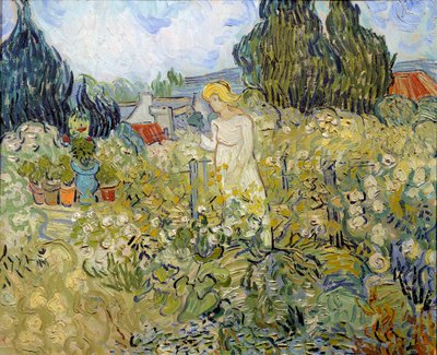 Mademoiselle Gachet i sin trädgård i Auvers sur Oise (Auvers-Sur-Oise) Målning av Vincent van Gogh (1853-1890) 1890 Sön. 0,46 x 0,55 m Paris, Orsay-museet av Vincent van Gogh